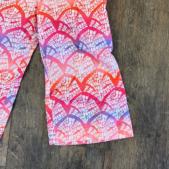 Hatley Pink and Orange Patterned Pants - Picture 4 of 8